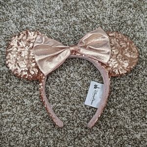 Rose gold Disney Minnie ears